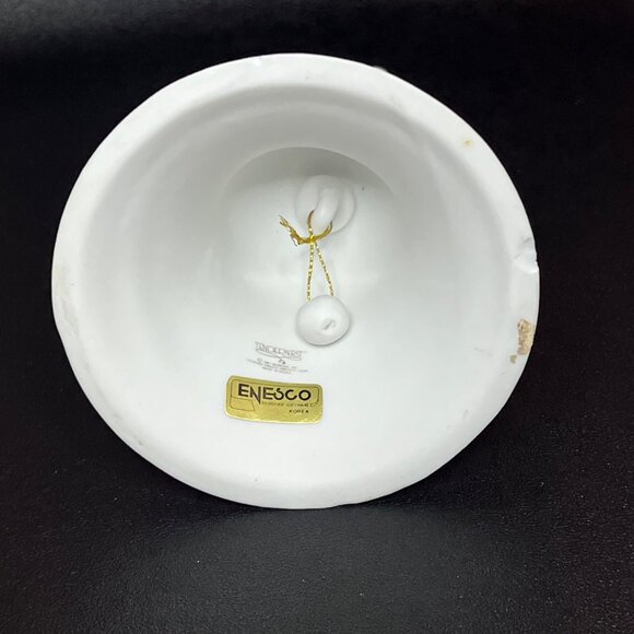 Enesco Tendernest White Porcelain Angel Bell Made in Korea - Picture 9 of 10